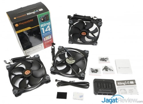 Review Fan Thermaltake Riing 14 RGB - 3 Pack 4 Thermaltake Riing 2