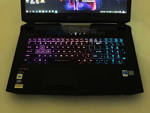 Review Notebook Gaming: Xenom Hercules HC17S G-SYNC 12 Xenom Hercules HC17S Backlit Keyboard