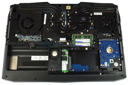 Review Notebook Gaming: Xenom Hercules HC17S G-SYNC 17 Xenom Hercules HC17S Internal Component