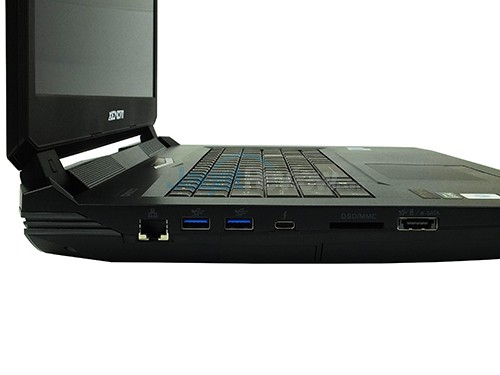 Review Notebook Gaming: Xenom Hercules HC17S G-SYNC 6 Xenom Hercules HC17S Left Side