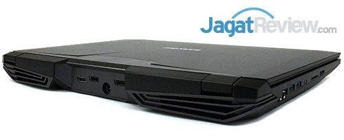 Review Notebook Gaming: Xenom Hercules HC17S G-SYNC 3 Xenom Hercules HC17S Rear Left Side