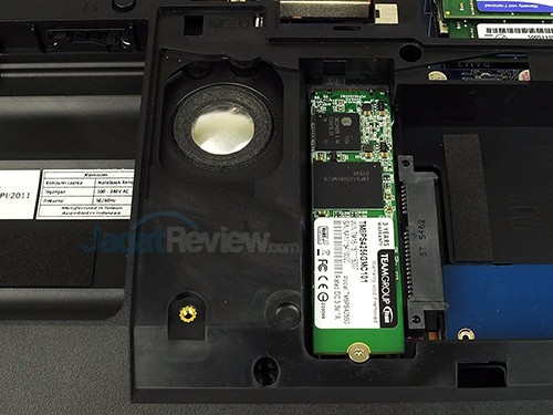 Review Notebook Gaming: Xenom Hercules HC17S G-SYNC 22 Xenom Hercules HC17S Storage - M.2 & Subwoofer