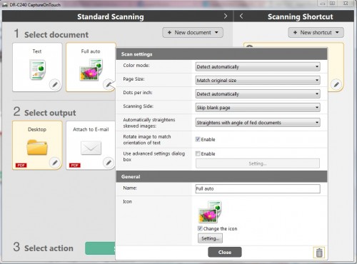 Review Scanner Canon imageFORMULA DR-C240 7 captureontouch2