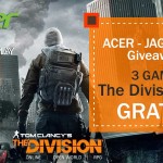 ACER – JagatPlay Giveaway: 3 Game The Division PC GRATIS! 4 kuis acer