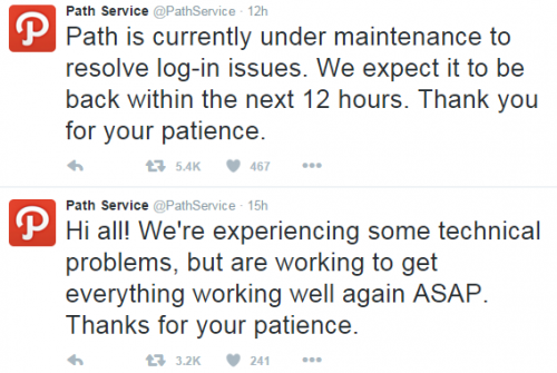 Path Down, Pengguna Kebingungan 1 path down