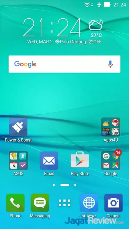 Review Smartphone Android: Asus Zenfone 2 Laser (ZE500KL) 10 zenui