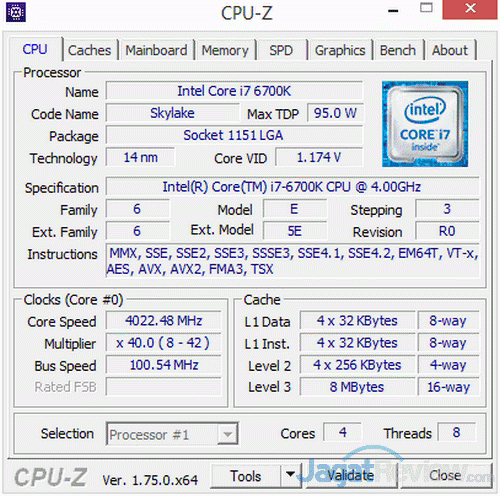 Review Motherboard: ASUS Z170I Pro Gaming 1 ASUS_Z170I_Pro_Gaming_CPUZ_Normal