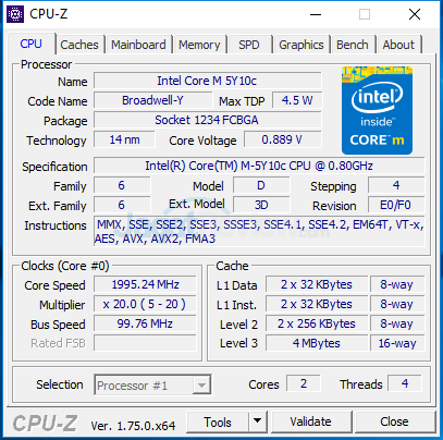 Review Mini PC Desktop: ECS LIVA Core 2 ECS LIVA Core CPUZ 01