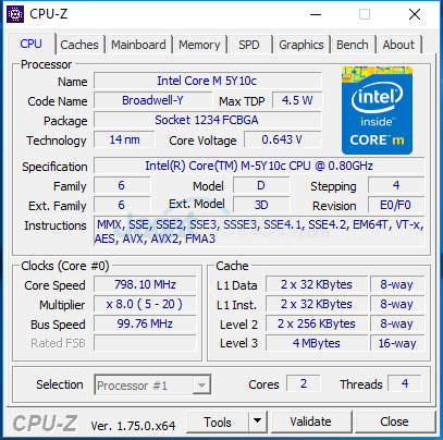 Review Mini PC Desktop: ECS LIVA Core 3 ECS LIVA Core CPUZ 02