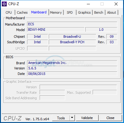 Review Mini PC Desktop: ECS LIVA Core 4 ECS LIVA Core CPUZ 03