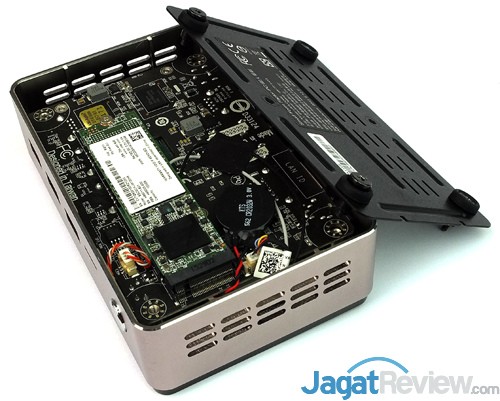 Review Mini PC Desktop: ECS LIVA Core 11 ECS LIVA Core Casing Cover Off