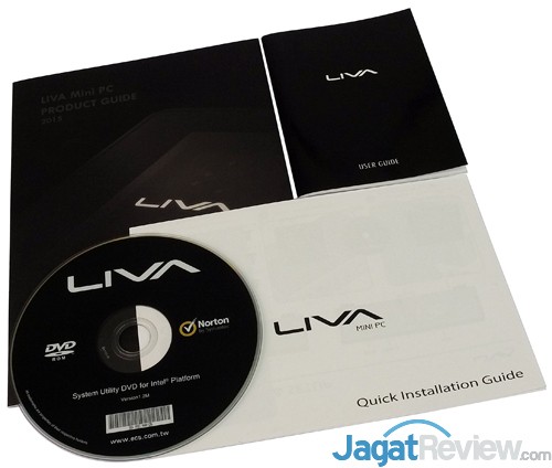 Review Mini PC Desktop: ECS LIVA Core 2 ECS LIVA Core Documentations & Disc