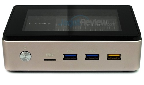 Review Mini PC Desktop: ECS LIVA Core 6 ECS LIVA Core Front Side