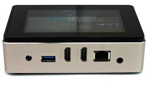 Review Mini PC Desktop: ECS LIVA Core 7 ECS LIVA Core Rear Side