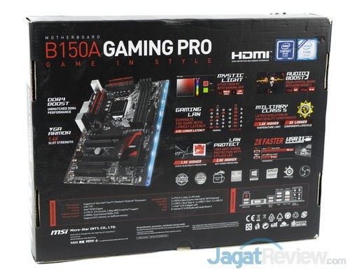 Review Motherboard: MSI B150A Gaming Pro 2 MSI_B150A_GamingPro_Box2