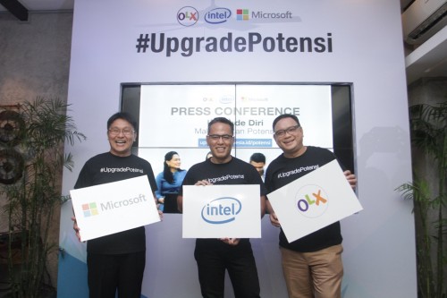 Intel dan Microsoft Dukung Program #UpgradePotensi OLX 1 OLX Microsoft Intel