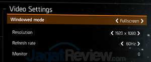 TCTD Setting Display
