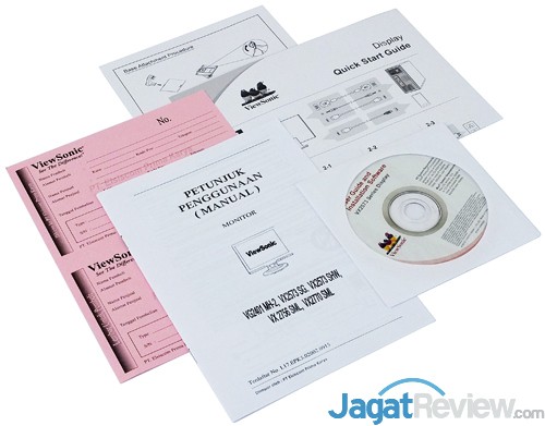 Viewsonic VX257-SHW Disc & Manuals