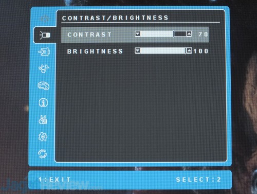 Viewsonic VX257-SHW Menu 02