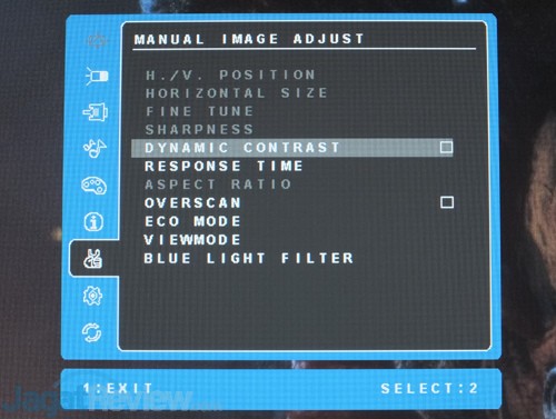 Viewsonic VX257-SHW Menu 07