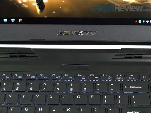 Review Notebook Gaming: Xenom Pegasus PS15S 10 Xenom Pegasus PS15S Power Button & Speakers