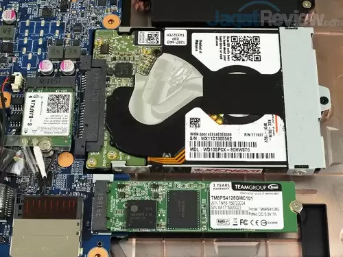 Review Notebook Gaming: Xenom Pegasus PS15S 20 Xenom Pegasus PS15S Storage & Wireless Card