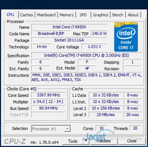 Review Prosesor Intel Core i7 6950X: Bukan Sekedar Untuk Gaming 2 Corei7-6950X_CPUZ_cpu-3397