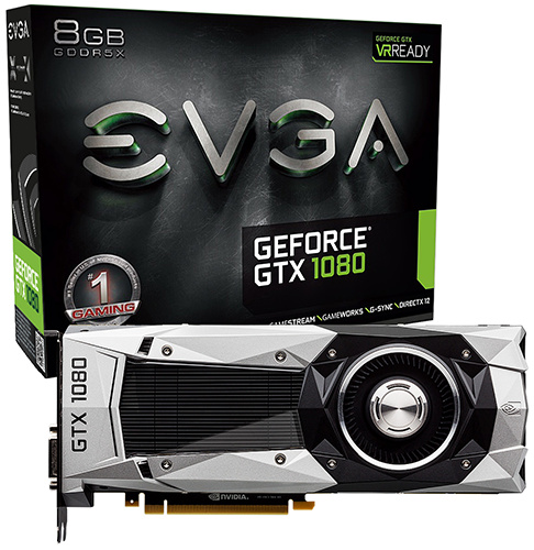 Parade VGA NVIDIA GeForce GTX 1080 Founders Edition 6 EVGA GeForce GTX 1080 Founders Edition