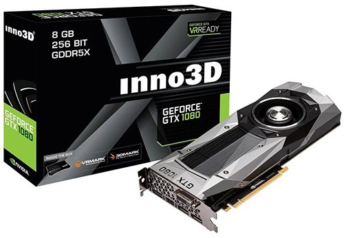 Parade VGA NVIDIA GeForce GTX 1080 Founders Edition 3 Inno3D GeForce GTX 1080 Founders Edition