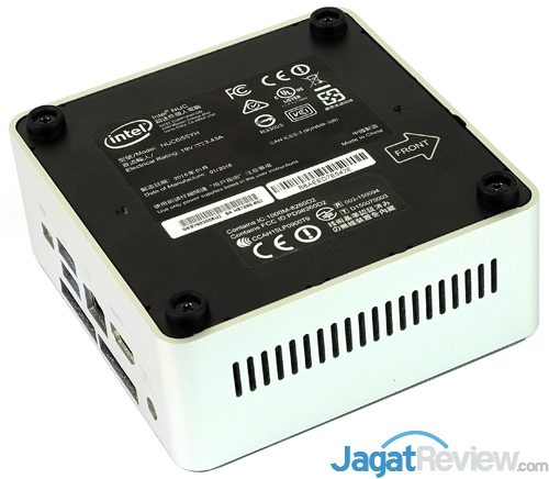 Review Mini PC Desktop: Intel NUC NUC6i5SYH 12 Intel NUC6i5SYH Bottom Side