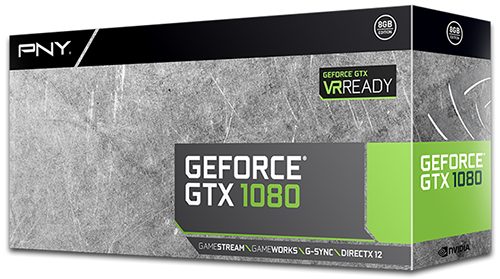 Parade VGA NVIDIA GeForce GTX 1080 Founders Edition 7 PNY GeForce GTX 1080 Founders Edition - Box