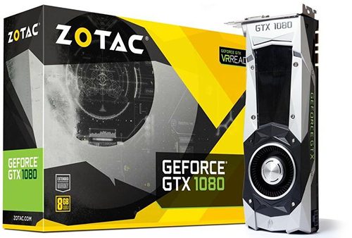 Parade VGA NVIDIA GeForce GTX 1080 Founders Edition 9 ZOTAC GeForce GTX 1080 Founders Edition
