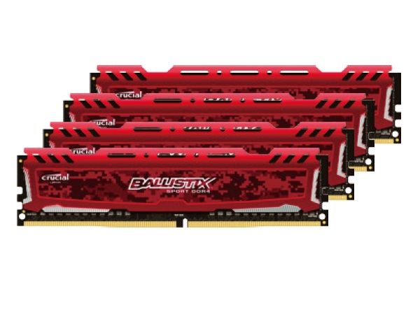 Memori DDR4 Terbaru dari Crucial - Ballistix Sport LT Red 15