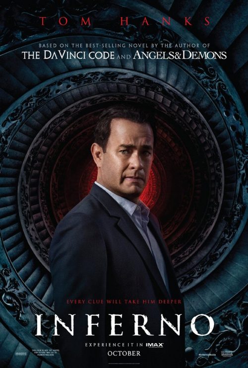 Poster Perdana Inferno Tunjukkan Penampilan Robert Langdon 2 inferno-movie-poster-2016-tom-hanks