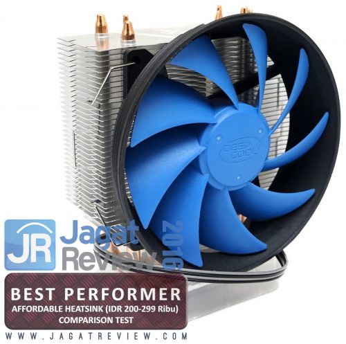 Tes Perbandingan 8 HSF Pendingin Prosesor PC Murah 8 DeepCool Gammaxx 300 Best Performer Award