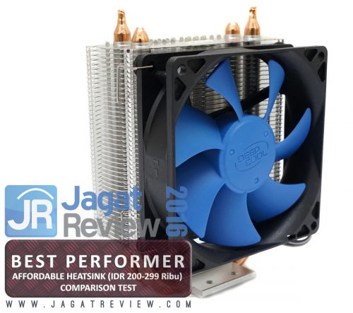 Tes Perbandingan 8 HSF Pendingin Prosesor PC Murah 7 DeepCool Ice Blade 200M Best Performer Award