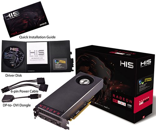 Parade VGA AMD Radeon RX 480 8 GB 4 HIS RX 480 8GB