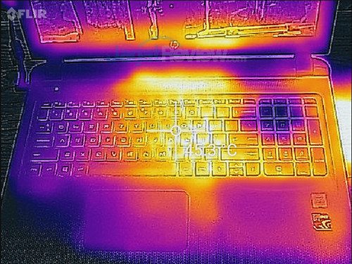 Review Notebook Gaming: HP Pavilion Gaming 15-ak035tx 24 HP Pavilion Gaming 15-ak035tx FLIR Full Load 02