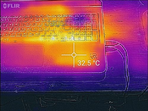 Review Notebook Gaming: HP Pavilion Gaming 15-ak035tx 25 HP Pavilion Gaming 15-ak035tx FLIR Idle