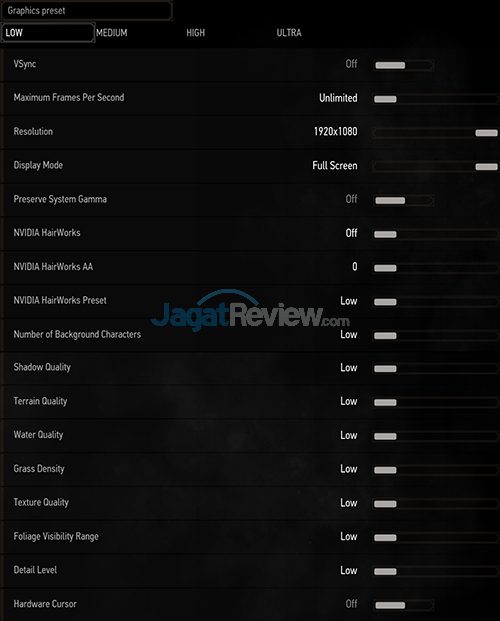 Review Notebook Gaming: HP Pavilion Gaming 15-ak035tx 33 HP Pavilion Gaming 15-ak035tx TW3 Setting - Graphics Low