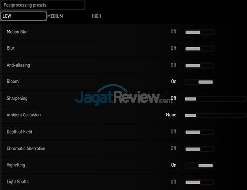 Review Notebook Gaming: HP Pavilion Gaming 15-ak035tx 36 HP Pavilion Gaming 15-ak035tx TW3 Setting - Postprocessing Low