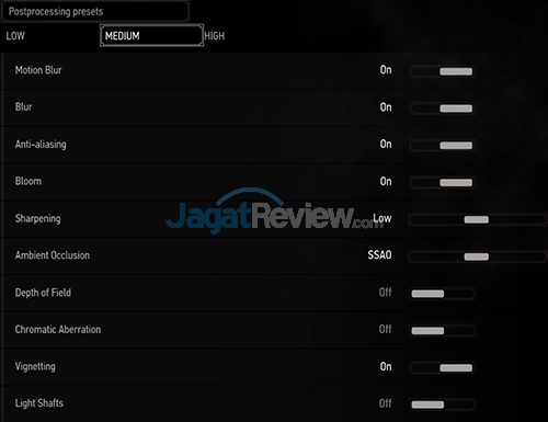 Review Notebook Gaming: HP Pavilion Gaming 15-ak035tx 35 HP Pavilion Gaming 15-ak035tx TW3 Setting - Postprocessing Medium