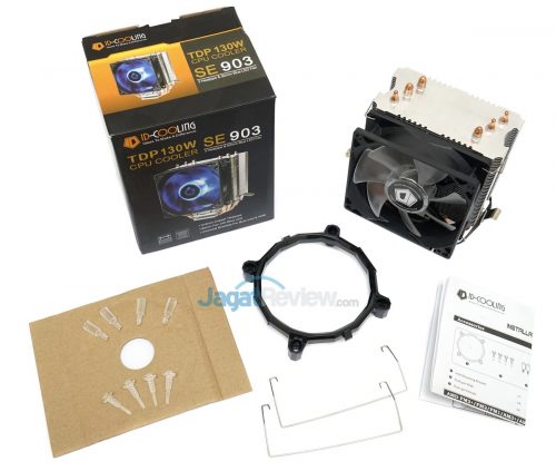 Tes Perbandingan 8 HSF Pendingin Prosesor PC Murah 2 ID-Cooling SE-903 Kelengkapan
