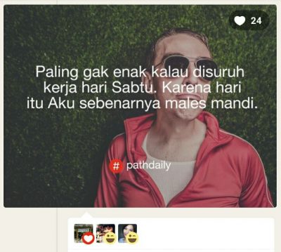 #PathDaily, Fitur Terbaru Path