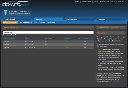 Router Database - www.dd-wrt.com