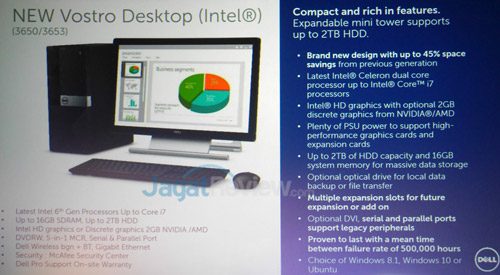 Rayakan Ultah 1 Tahun, Dell Luncurkan Produk Terbaru 3 Vostro-3650