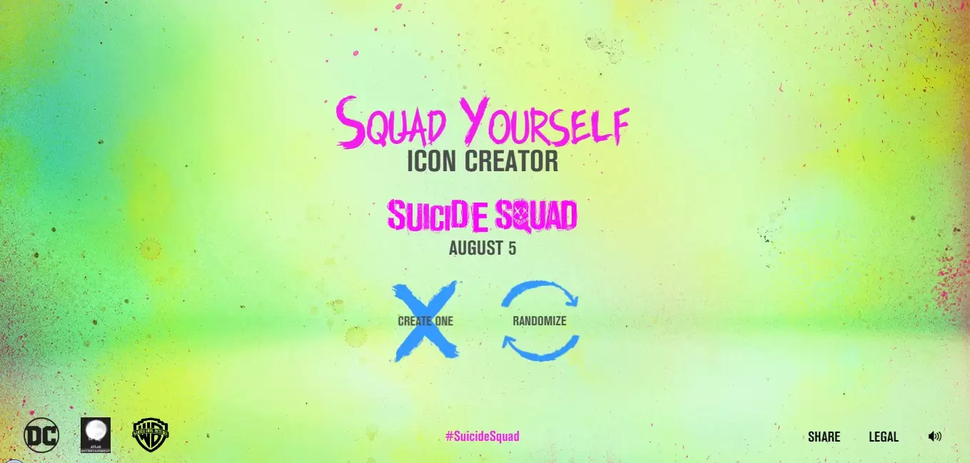 Bermain dengan Generator Ikon Suicide Squad 13 suicide squad yourself2