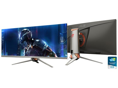ASUS ROG Swift PG348Q Front & Rear