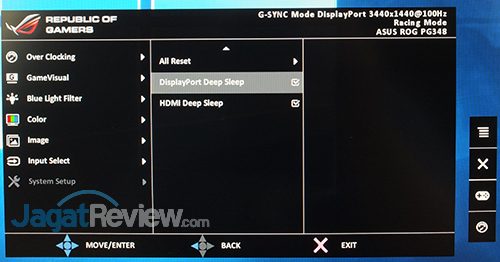 Hands-On Review Monitor: ASUS ROG SWIFT PG348Q 30 ASUS ROG Swift PG348Q Menu 29