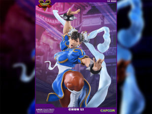 Statue Chun Li Versi Street Fighter V dari Pop Culture Shock 8 PCS Chun Li Statue Blue 004